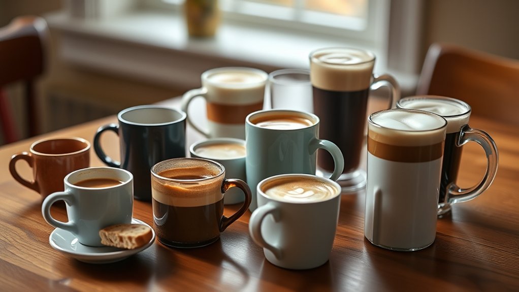 drink type influences mug size