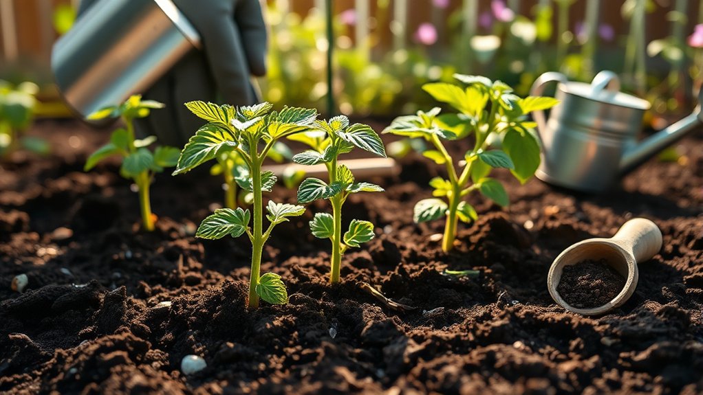 enrich soil with coffee