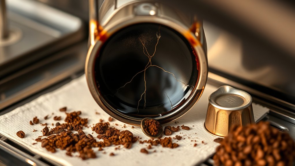 espresso extraction grind issues