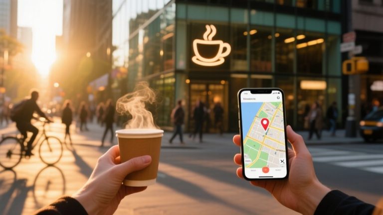 finding nearby coffee shops