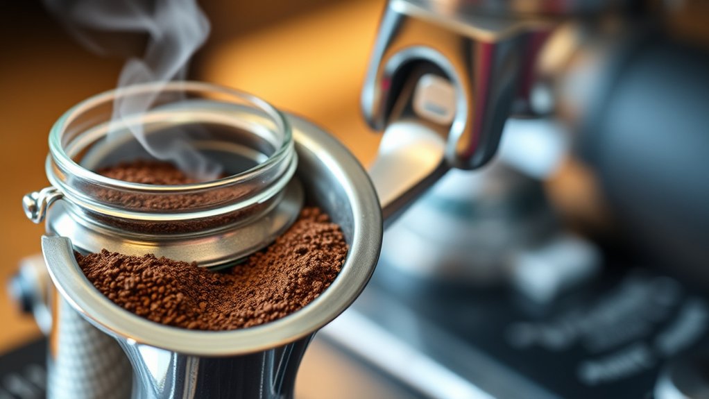 fine grind ensures espresso excellence