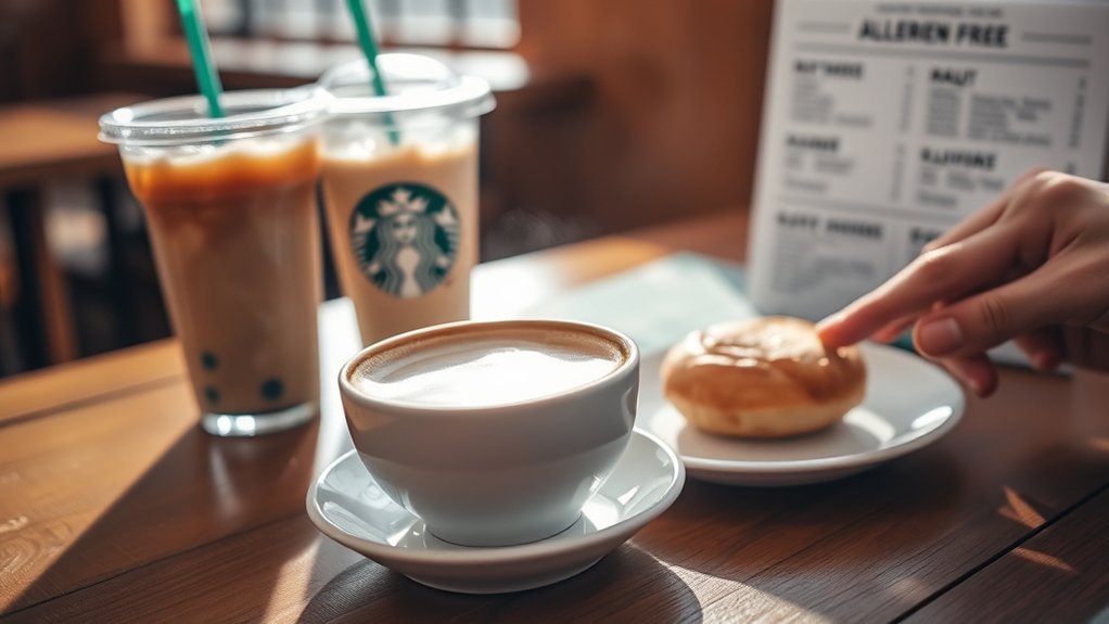 gluten free options at starbucks