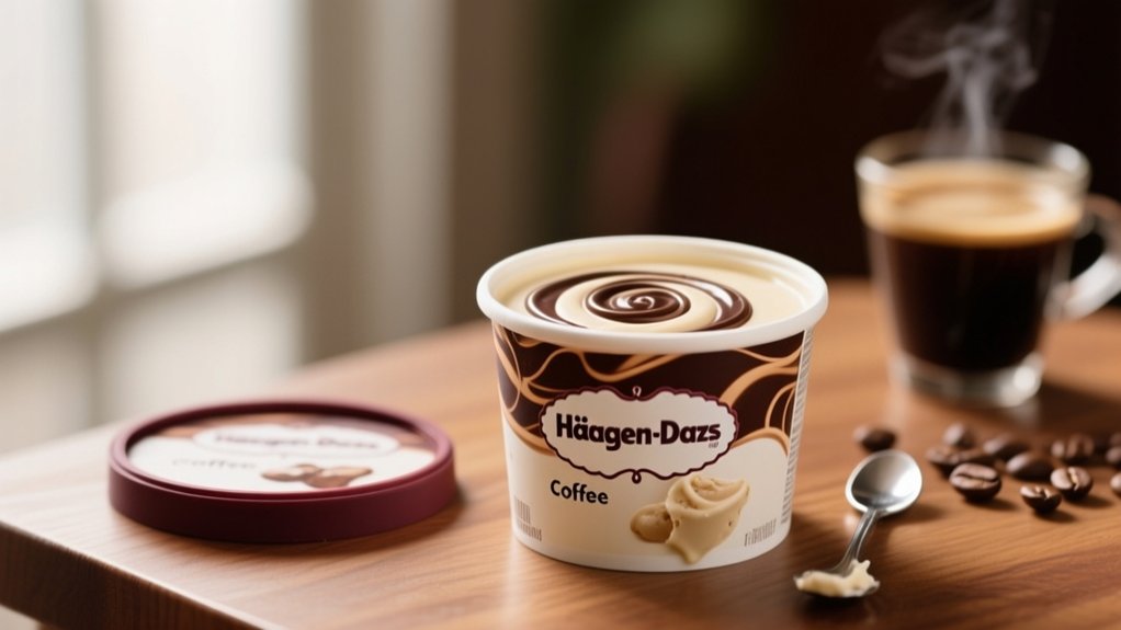 haagen dazs coffee caffeine