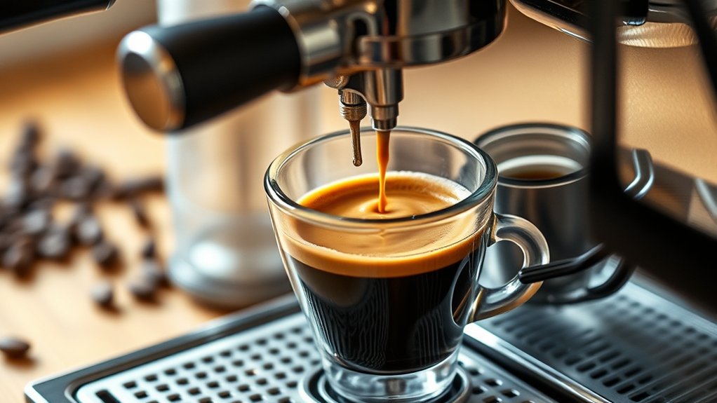 high pressure espresso brewing process