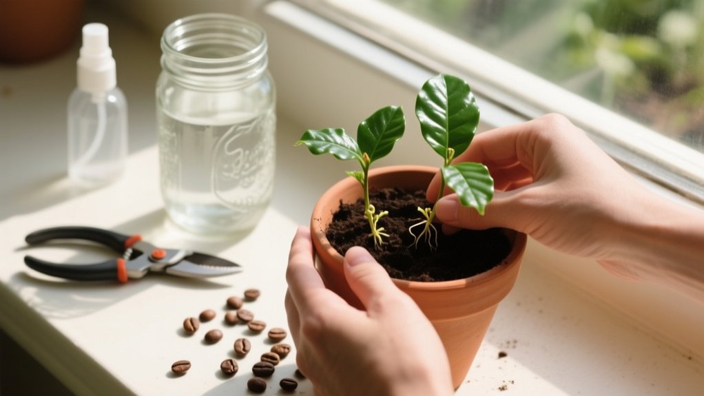home coffee bean cultivation