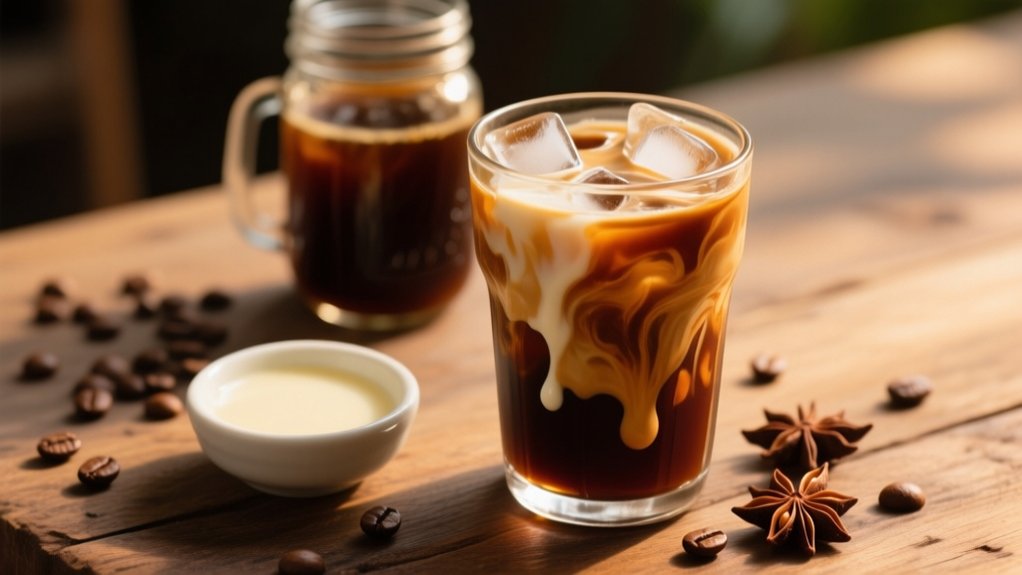 ingredients of thai iced coffee