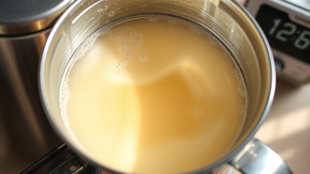 let vinegar clean machine