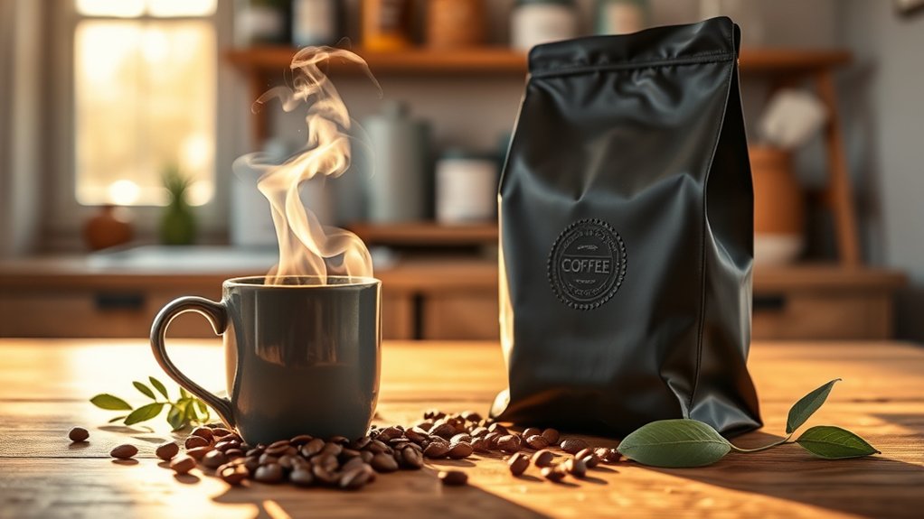 limited organic coffee options