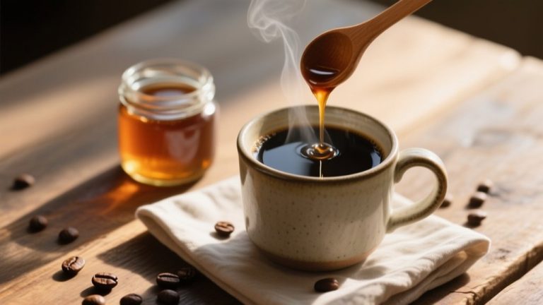 maple syrup enhances coffee