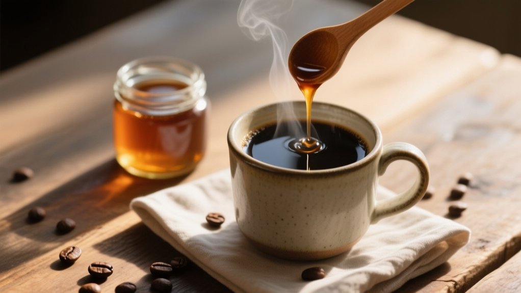 maple syrup enhances coffee