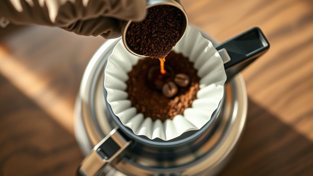measure coffee for flavor