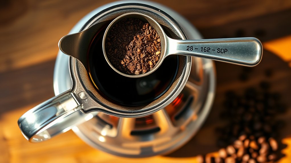 measure coffee grounds accurately