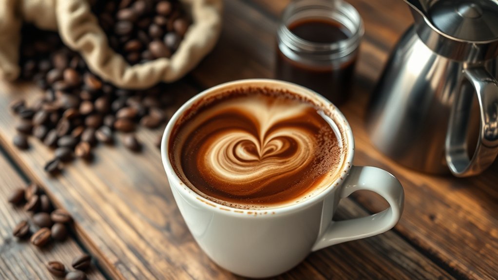 mocha coffee espresso milk chocolate