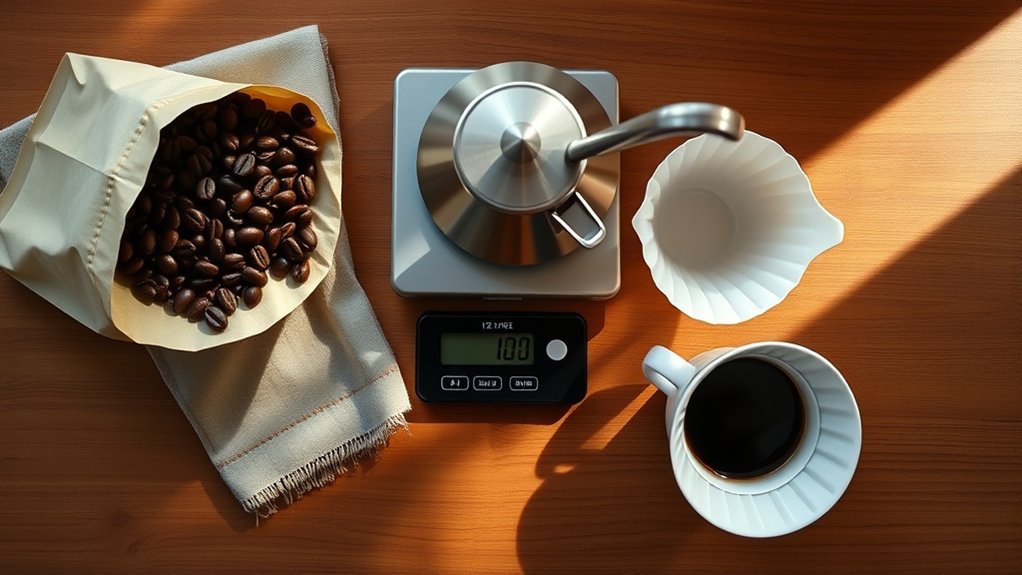 monthly coffee consumption calculation