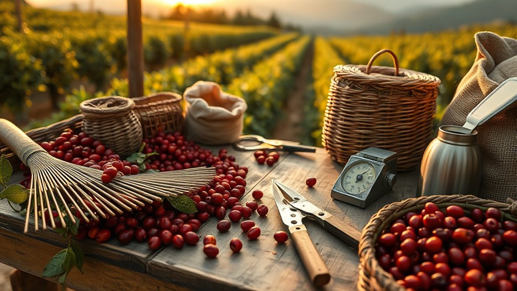 organized tools for harvesting