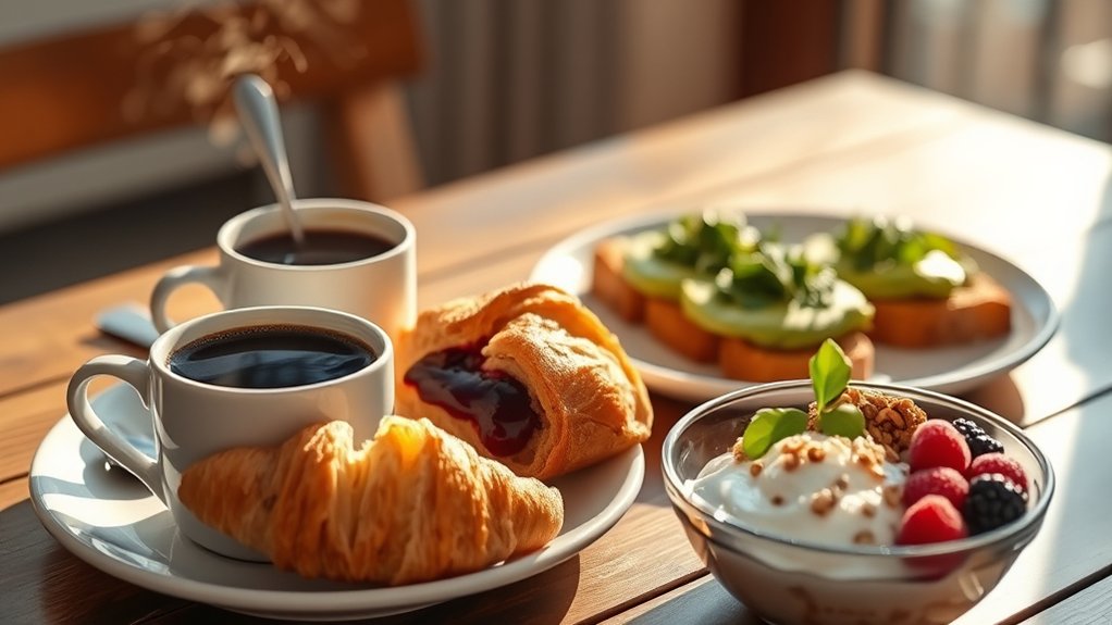 pastries and eggs elevate breakfast