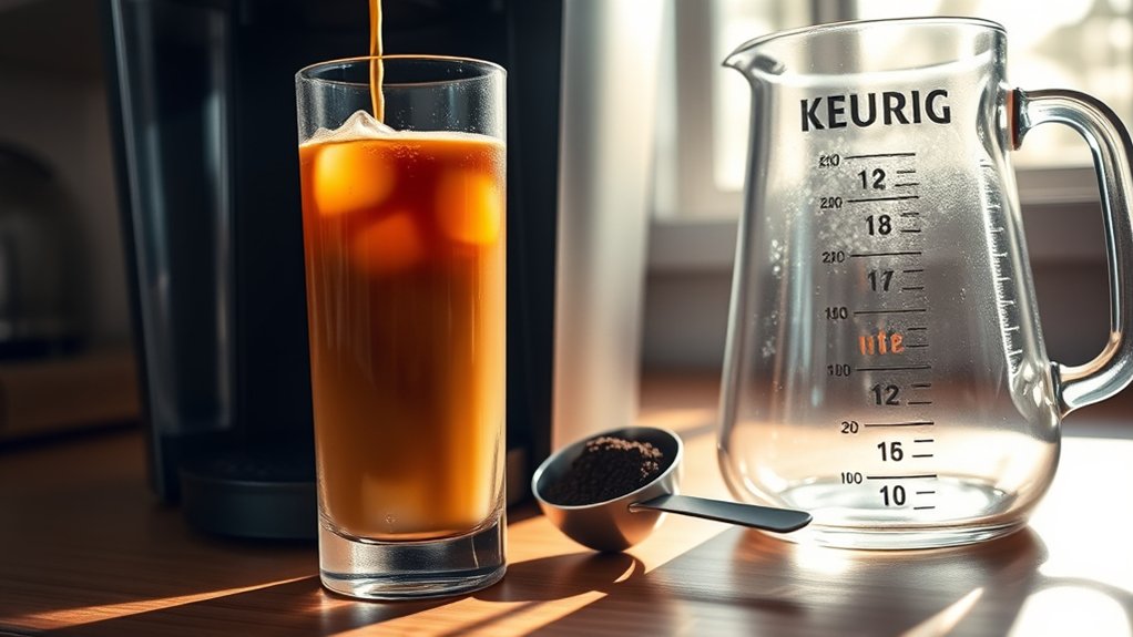 perfect iced coffee balance