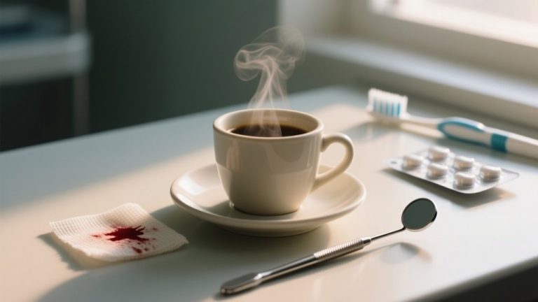 post root canal coffee advice