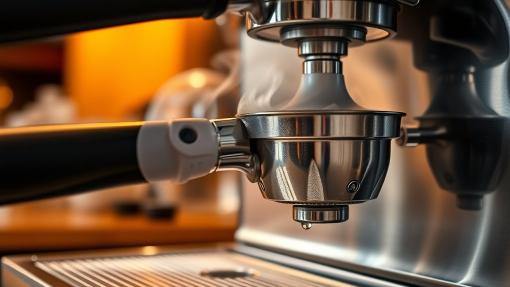preheat tamp lock portafilter