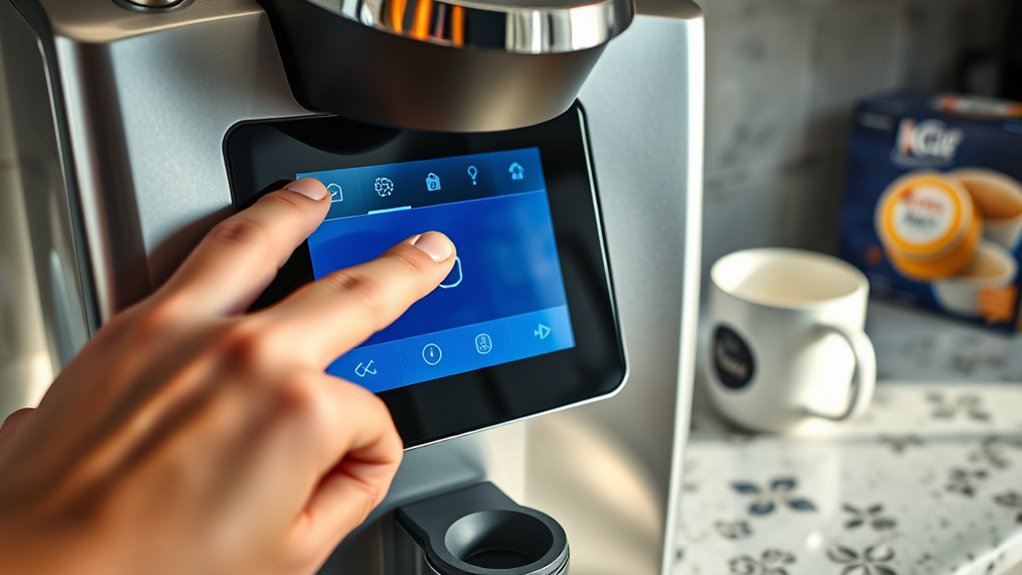 reset keurig 2 0 touchscreen