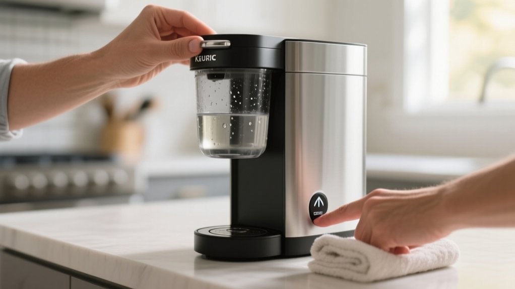 resetting a keurig coffee maker