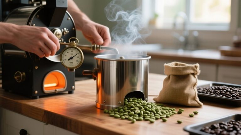 roasting coffee beans at home
