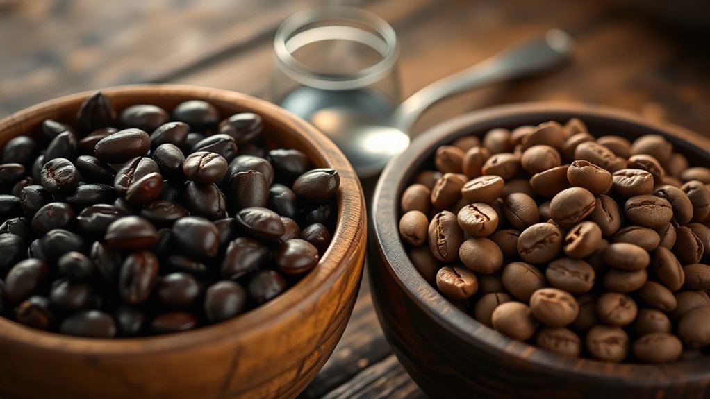 roasting temperature determines flavor