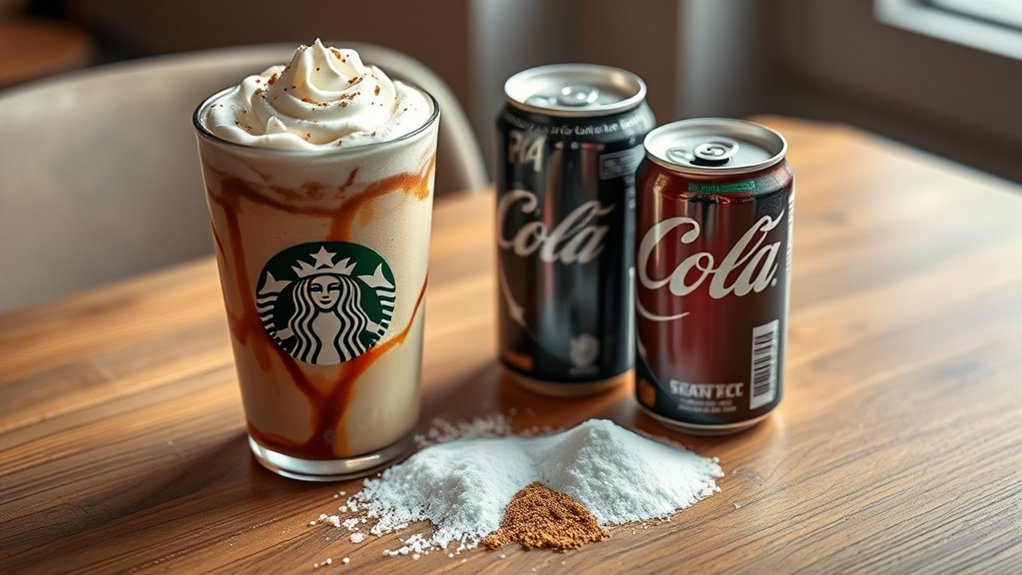 starbucks drinks exceed sugar limits