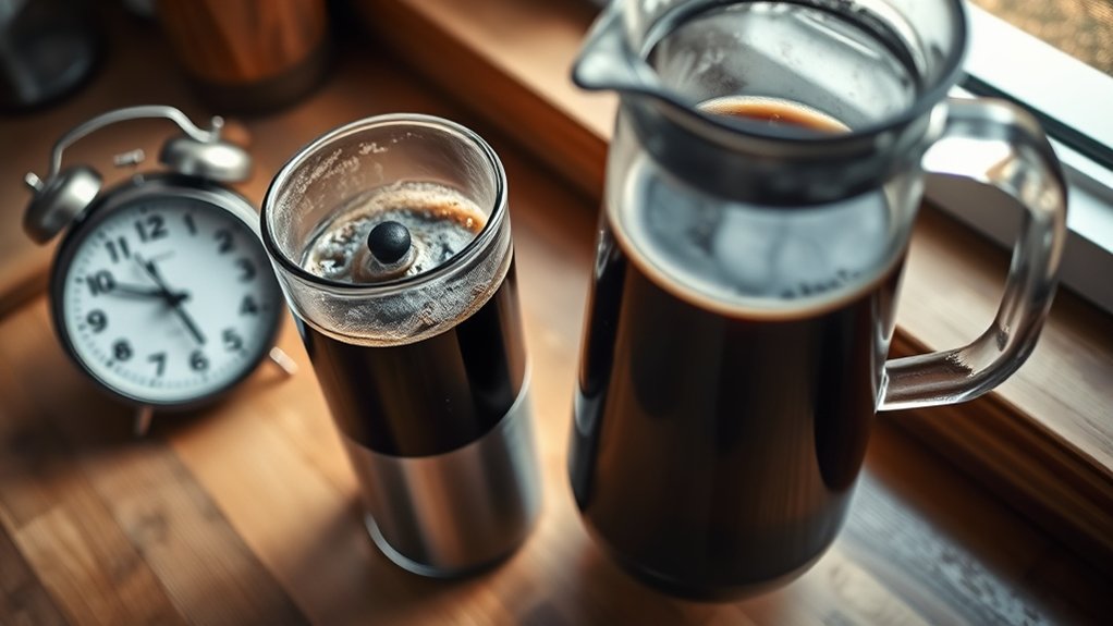 store brewed coffee wisely