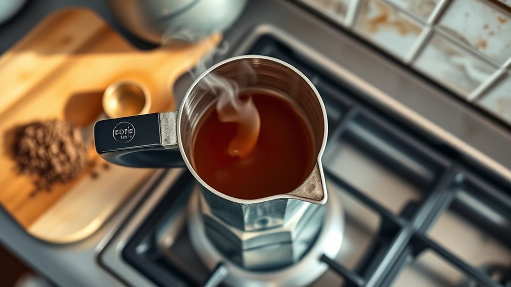 stovetop coffee brewing techniques