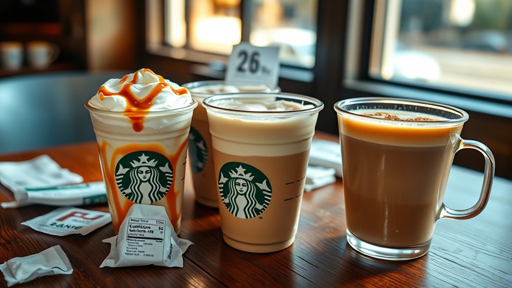 sugar content in starbucks