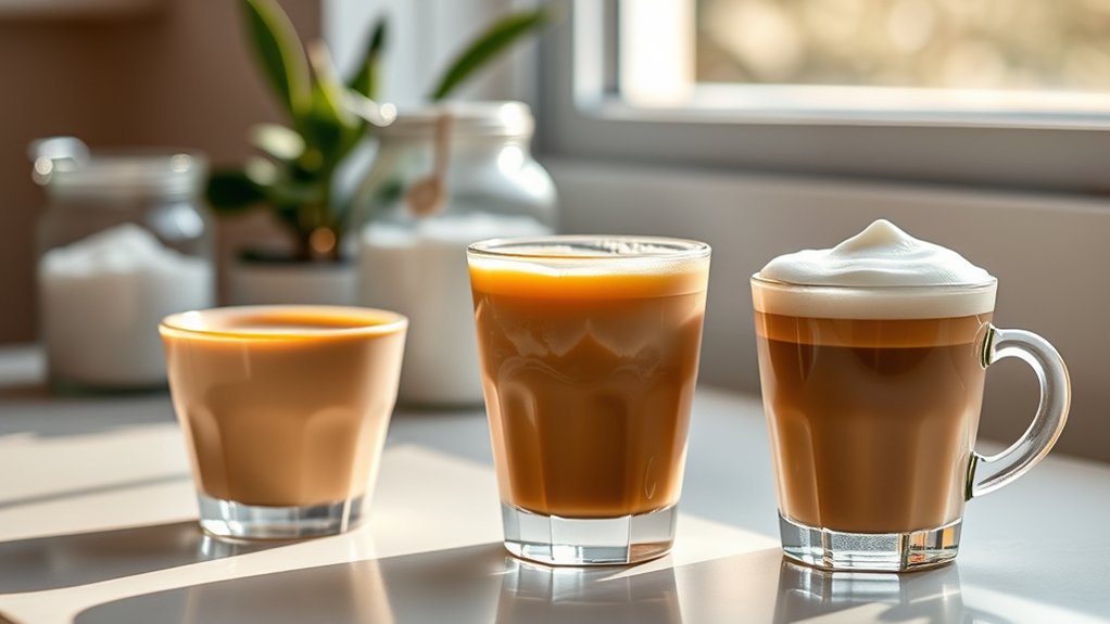 sweet creamy coffee options