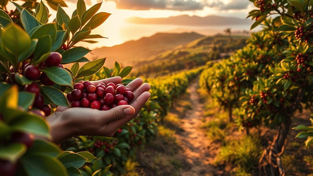 u s coffee production regions