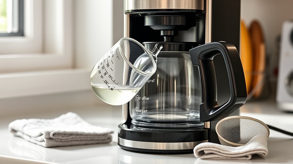 vinegar water cleaning preparation