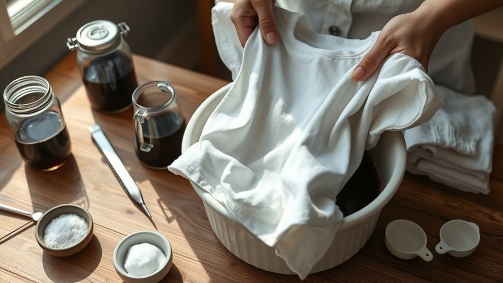 wash dampen choose natural fibers